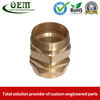 Brass Machining Parts - Coupling Threading Connector for Electrical Contacts & Connectors 