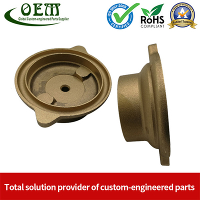 ISO 9001 Certified CNC Copper Machining Parts - Brass Cover Fitting Applied for Oil And Gas Industry